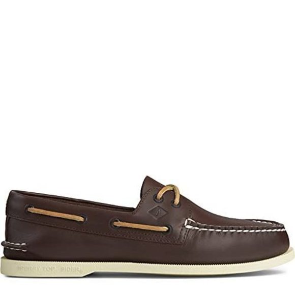 SPERRY MEN'S AUTHENTIC ORIGINAL 2-EYE BOAT SHOE, BROWN, 9 M US